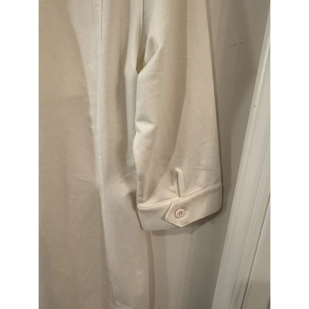 Nike Golf Women's 3/4 Sleeve Tunic Shirt Size‎ Medium White Button Up Athletic